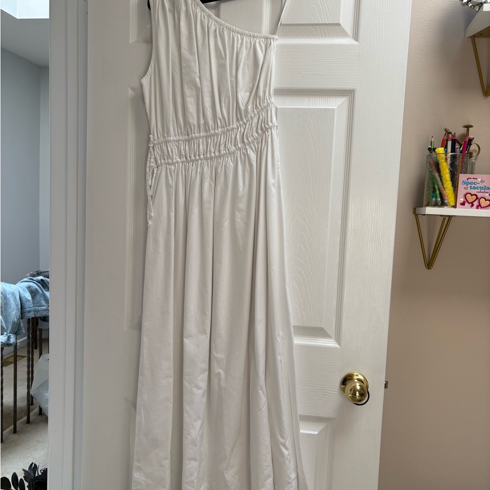 Faithfull the Brand - White Midi Dress - La Ora